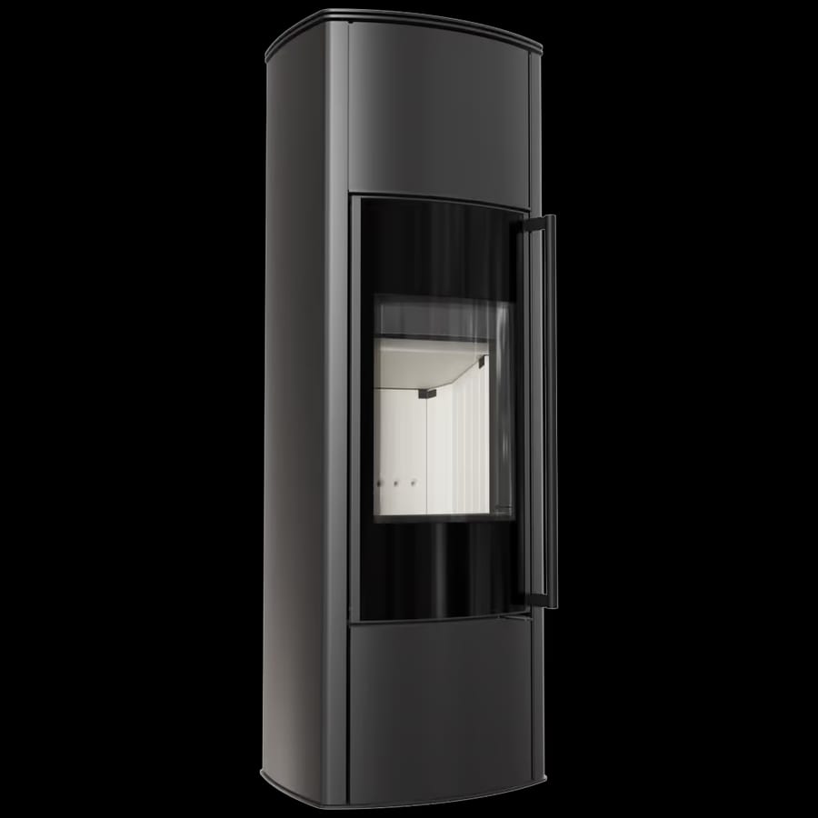 Freistehender Stahlofen KRATKI AB KRATKI ENYO R Hoch 5,5 kW Ø 100/150