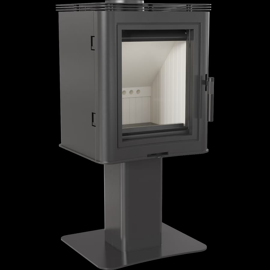 Kaminofen aus Stahl säulenfuß KRATKI K5 Ø 150 7 kW